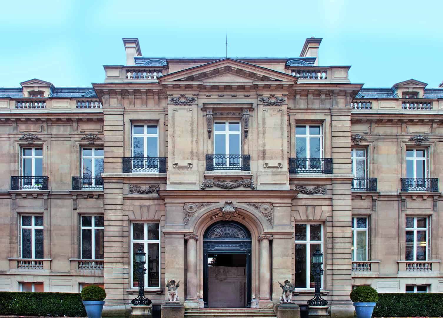 Façade de l'Hôtel Salomon de Rothschild, côté cour