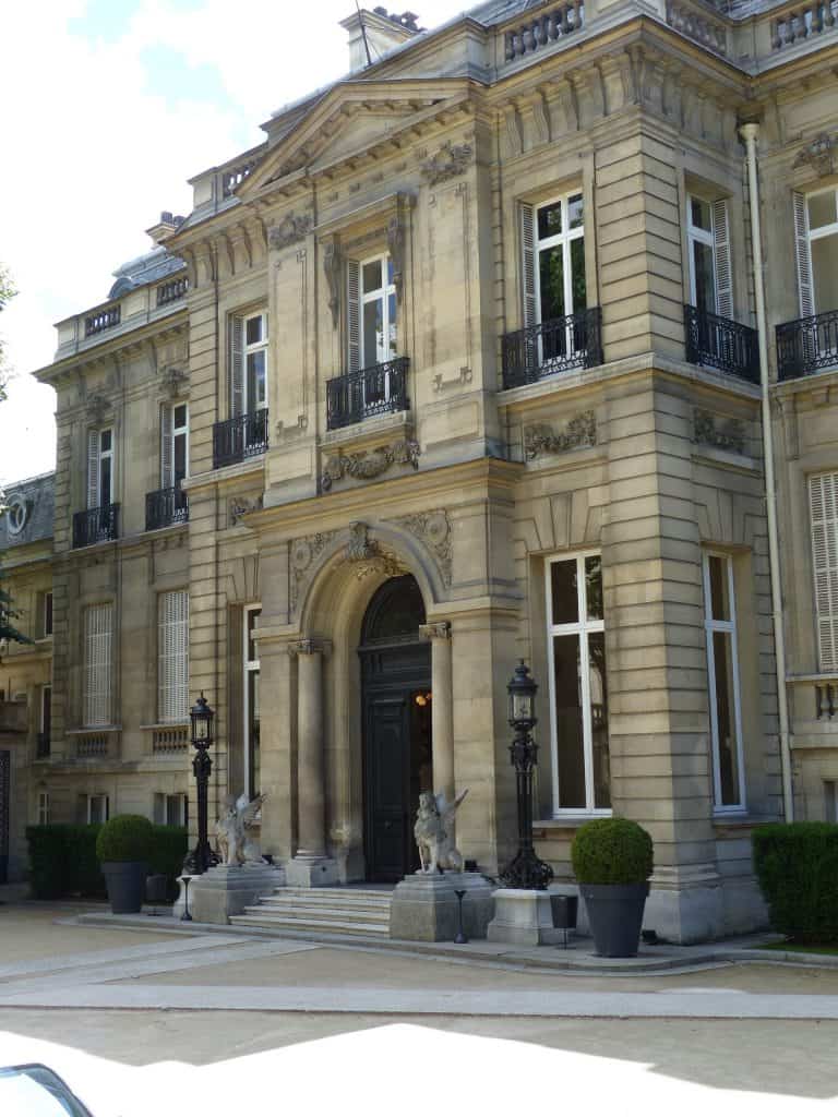 Entrée de l'Hôtel Salomon de Rothschild