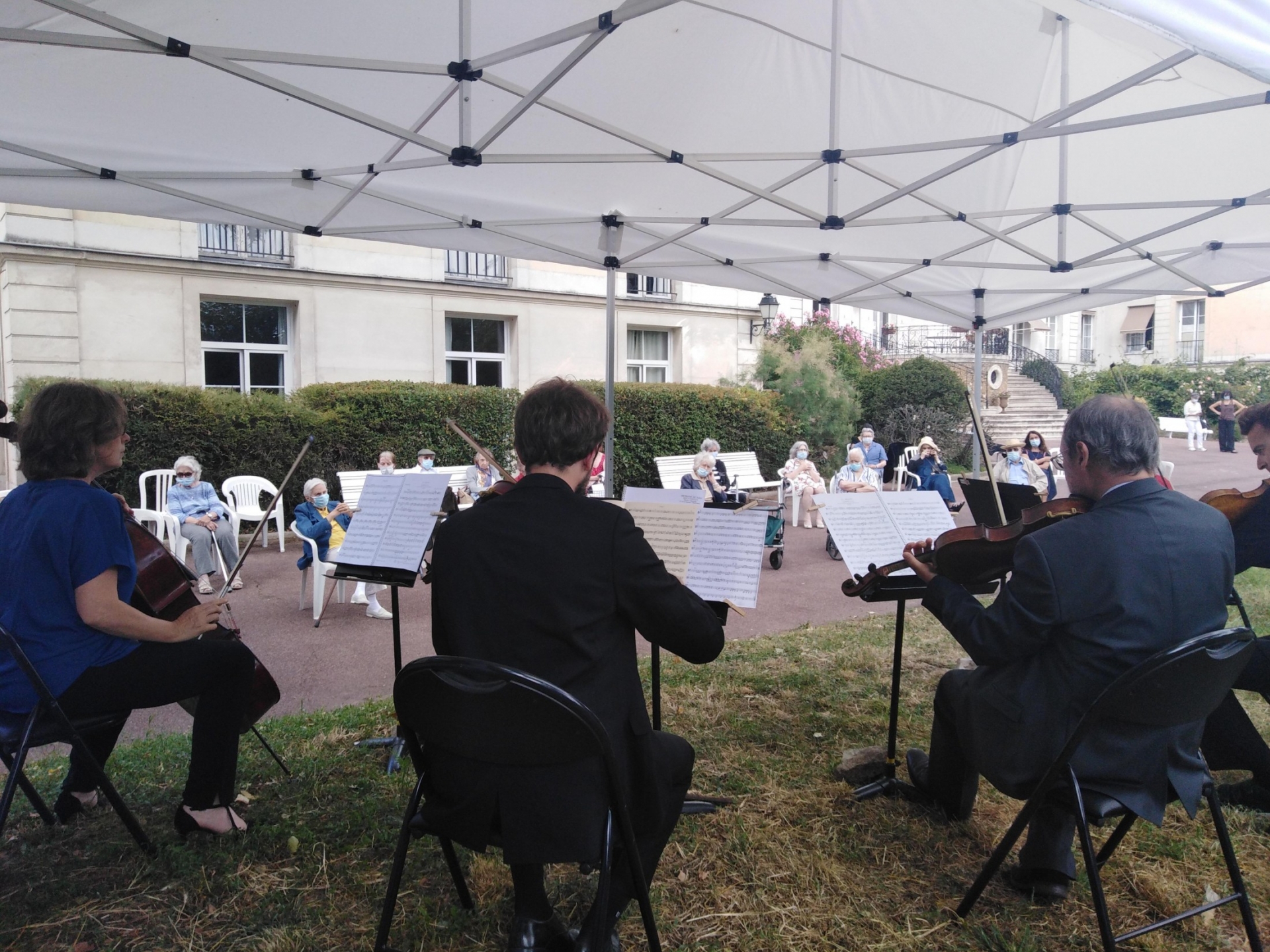 Concert, dans le cadre de ‘L’été solidaire avec l’Orchestre de Paris – Philharmonie de Paris’, les musiciens d’Orchestre de Paris (2)