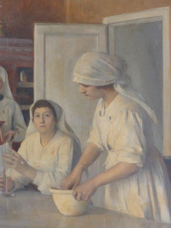 Madeleine Champion-Smith (1864-1940), "La pharmacie de l'hôpital"