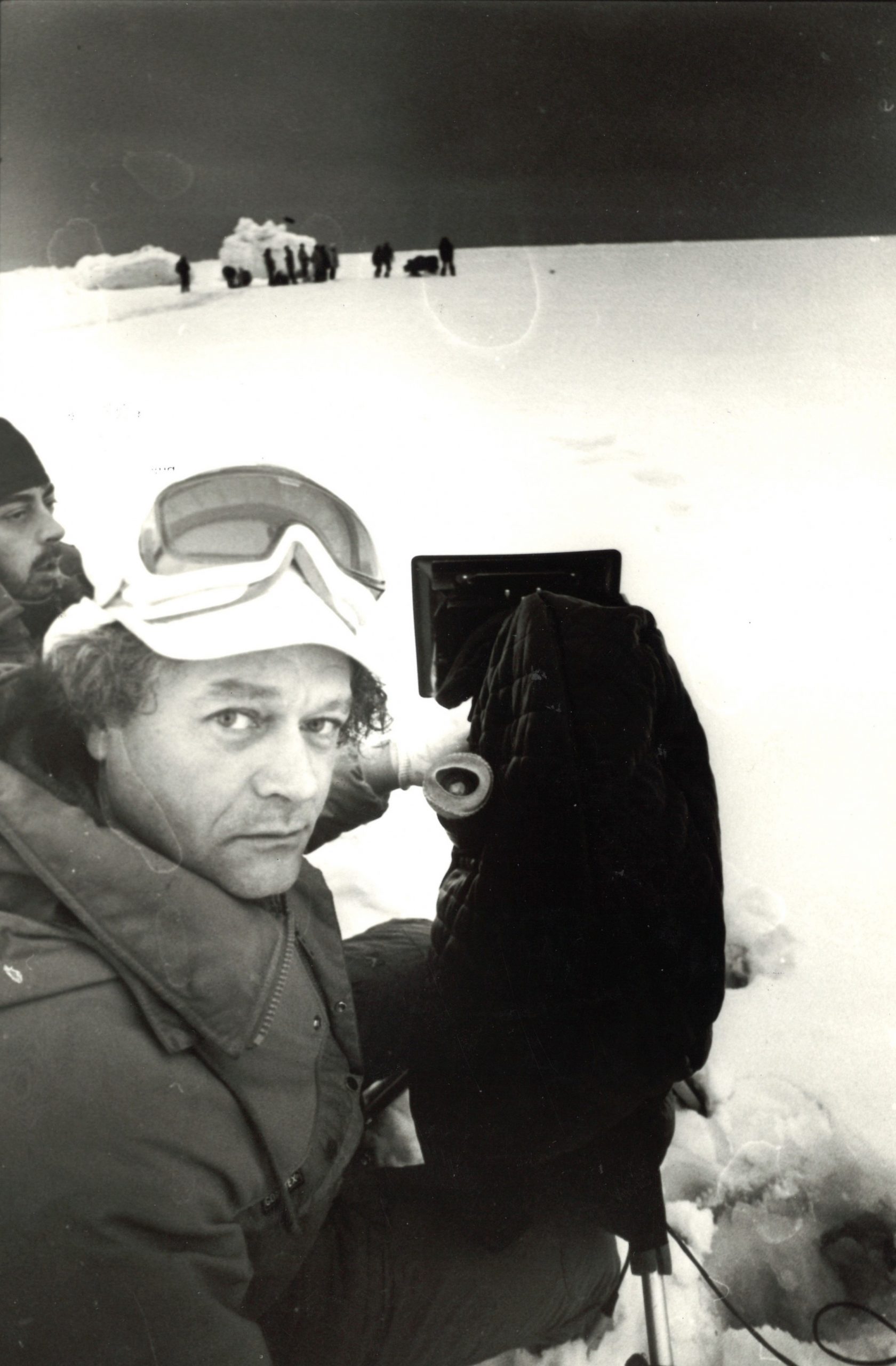 Tournage en Sibérie pour film _Un Prisonnier de la terre_de John Berry 1993© Nikolai Gnisyuk