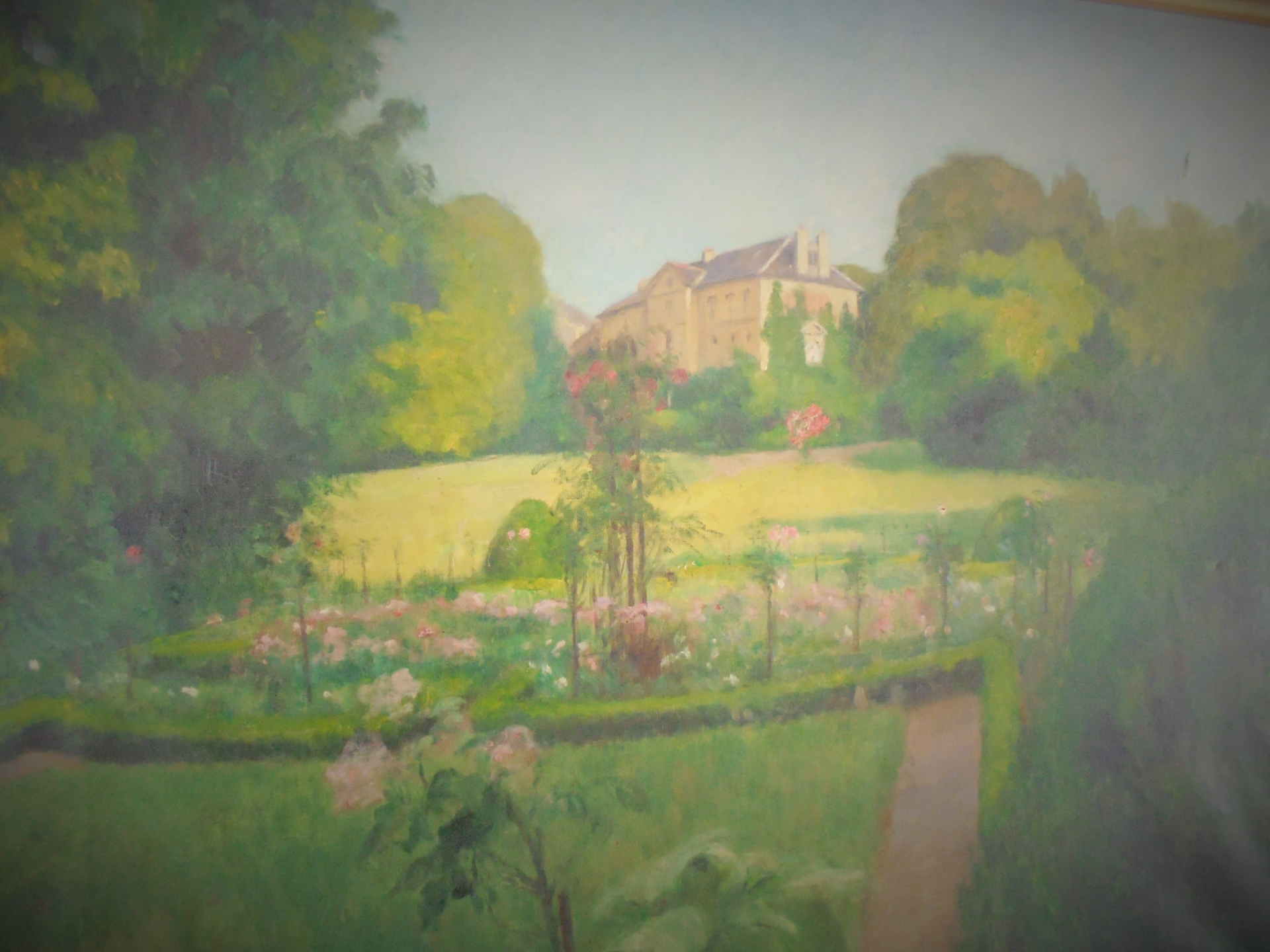 Vue du parc huile sur 1920 toile collection FNAGPnuméro d’inventaire 102 © FNAGP