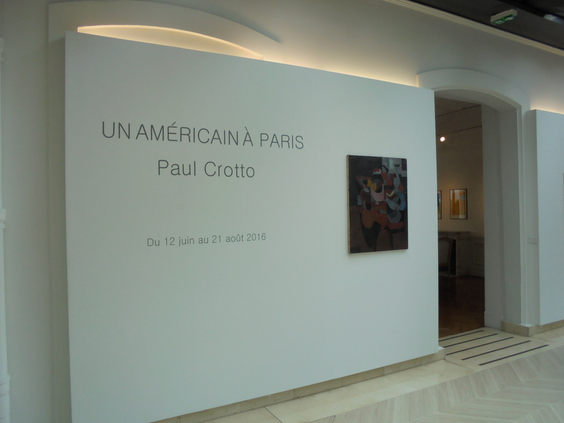 Vues de l'exposition, Un américain à Paris